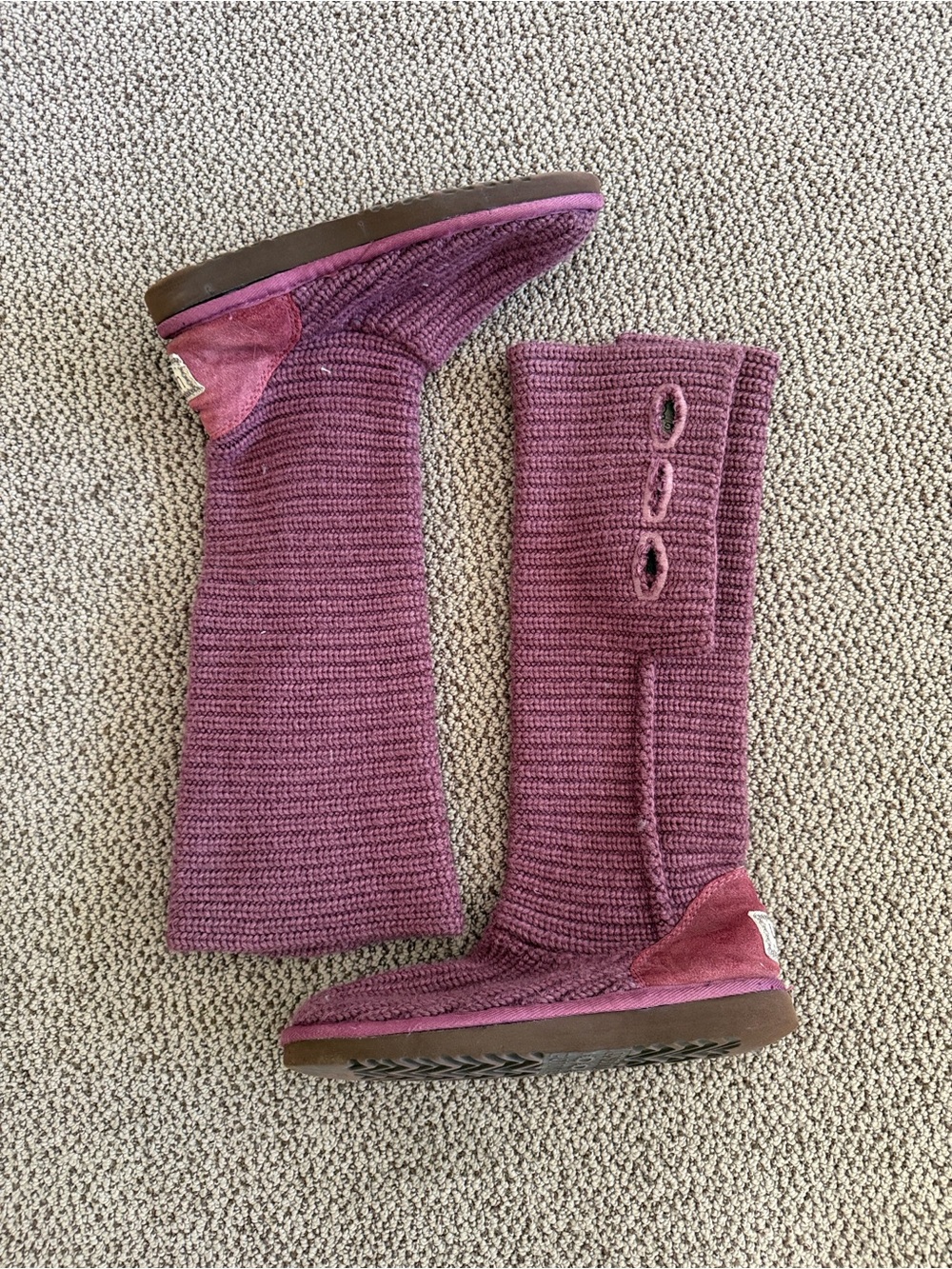 Knit Ugg boots